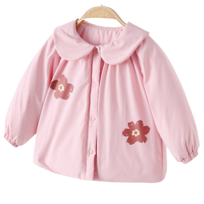 婴儿羽绒服冬季白鸭绒甜美花朵娃娃衫女宝宝保暖上衣女童外套冬装,淘宝优惠券,粉丝福利购,淘宝优惠卷