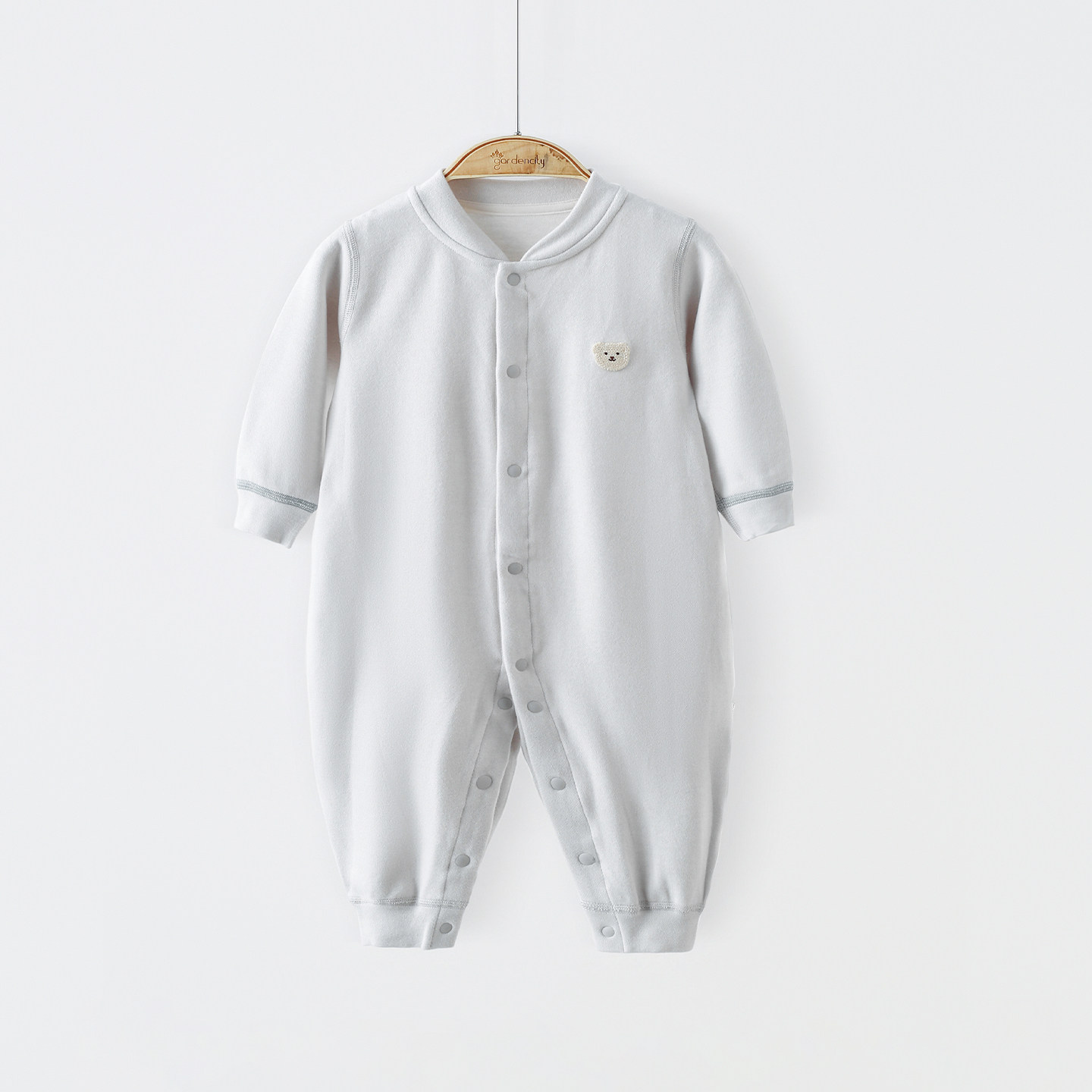 婴儿连体衣秋冬保暖棉莫代尔舒绒小月龄男女对开长袖哈衣爬服打底,淘宝优惠券,粉丝福利购,淘宝优惠卷