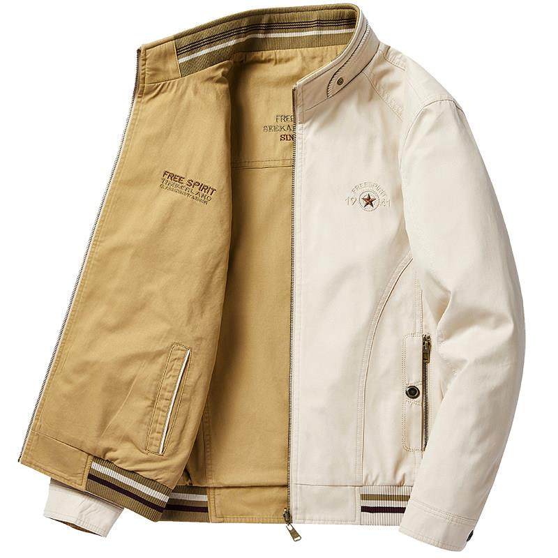 MAROLIO~一起感受美丽的秋冬！高级感双面穿夹克男士秋冬休闲外套,淘宝优惠券,粉丝福利购,淘宝优惠卷