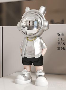 正品酒太空人宇航员桌面摆件居客厅办公业室柜软装饰品开礼物航家