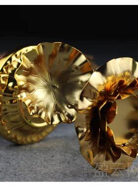 正品金丝莲佛花蜡烛台 酥油灯座 花佛堂具 家居客厅摆件明 供佛长