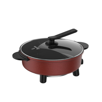 Jiuyang Yuanyang electric hot pot 5L Home multifunction electric heat pot electric cooking pot frying pan frying pan without stick pan G522