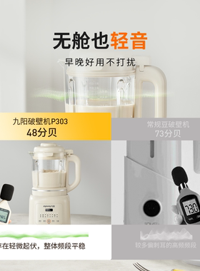 九阳破壁机家用大容量豆浆机小型多功能低音新款榨汁机搅拌料理机
