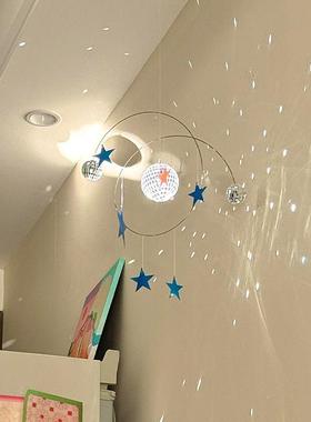 星星夜空反光挂饰手工DIY材料包客厅天花板装饰好物氛围感神器