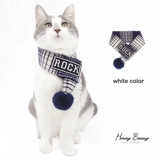 Honeybunny осень и зимний питомец с длинным шарфом золотые волосы собачья кошачья волосы клетчатые крабовые украшения