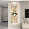Cream style panda living room grille decoration painting