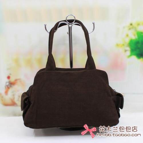 包邮【ESQ正品】纯棉帆布女包黑白印花淑女单肩包60746 - 图0