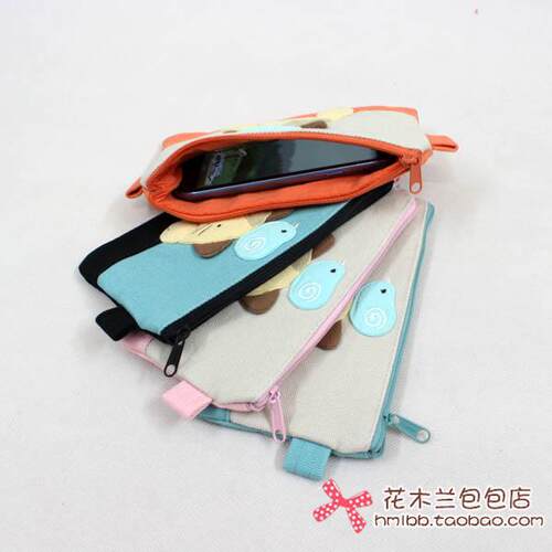 ESQ专柜猫咪纯棉iPhone6*三星手机包*化妆包*笔袋 70480 - 图2