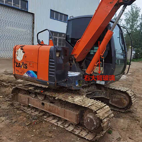 挖掘机配件 日立ZAX60 70 80驾驶室挡风玻璃前后上下推拉门窗玻璃 - 图1