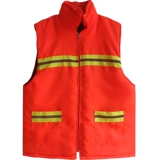 Хлопковый зимний светоотражающий жилет для работы, увеличенная толщина