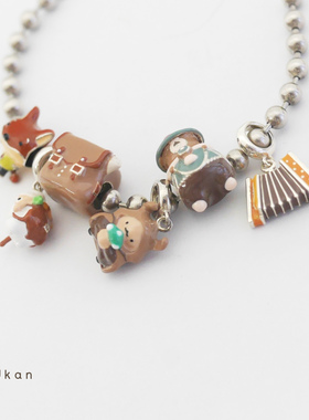 有看疯狂动物周边尼克串珠可爱