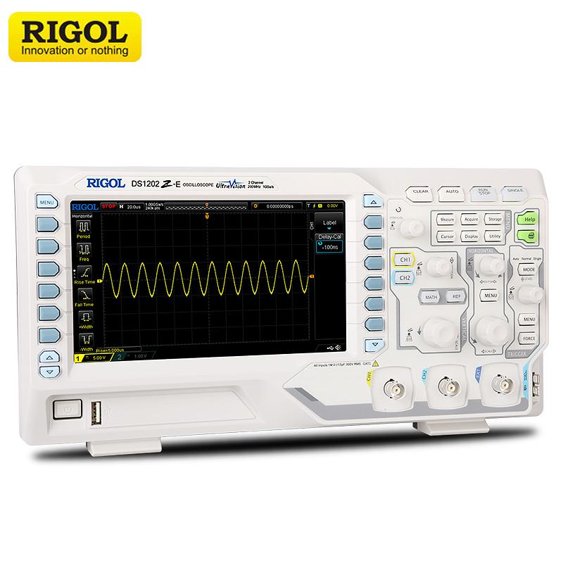 RIGOL普源DS1202Z-E双通道数字模拟示波器存储显波器200M带宽24M