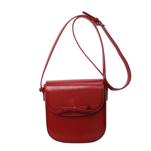 红色小包包女夏天2025新款潮韩国小众马鞍包高级感洋气百搭斜挎包 - 图3