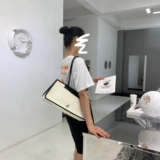 Вместительный и большой небольшой дизайнерский оригинальный шоппер, сумка на одно плечо, сумка подмышку, Южная Корея