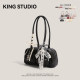 Xu Yunzhen's same style bowling bag Boston bag