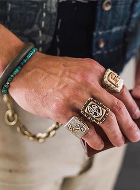 BRANCOHeritage银珠绿松石手链