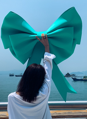 节日装饰网红泡沫大蝴蝶结海绵纸