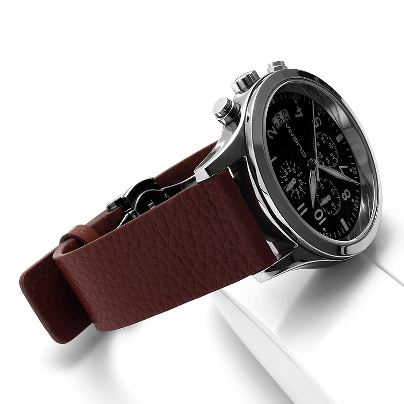 超薄柔软适配dw天王卡西欧牛皮表带 达沁配件