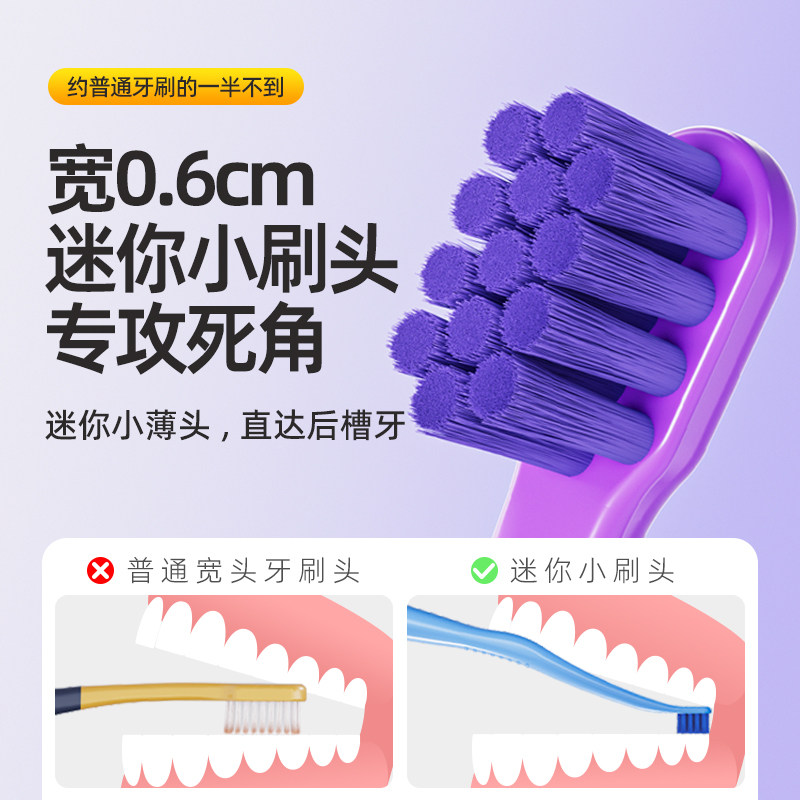 德国进口软毛小头正畸牙刷矫正牙套专用骨钉单束种植牙智齿后槽牙,淘宝优惠券,粉丝福利购,淘宝优惠卷