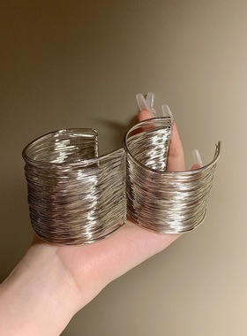 欧美夸张朋克开口手链手镯女ins