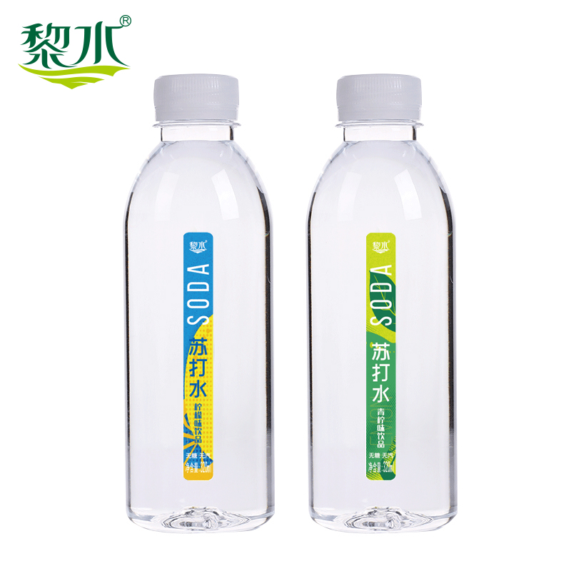 黎水斌祺专卖店黎水青柠檬苏打水饮料无糖无气弱碱性小瓶装矿泉天然饮用12瓶整箱3
