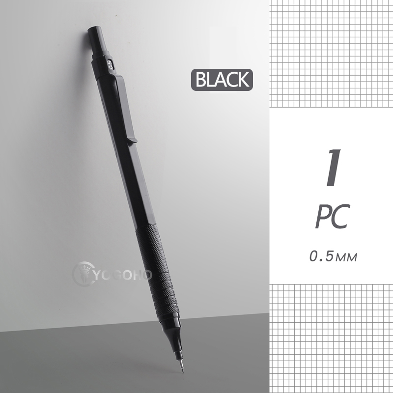 M&G Metal Mechanical Pencil 0.5mm/0.7mm Lead Refill Student-图0