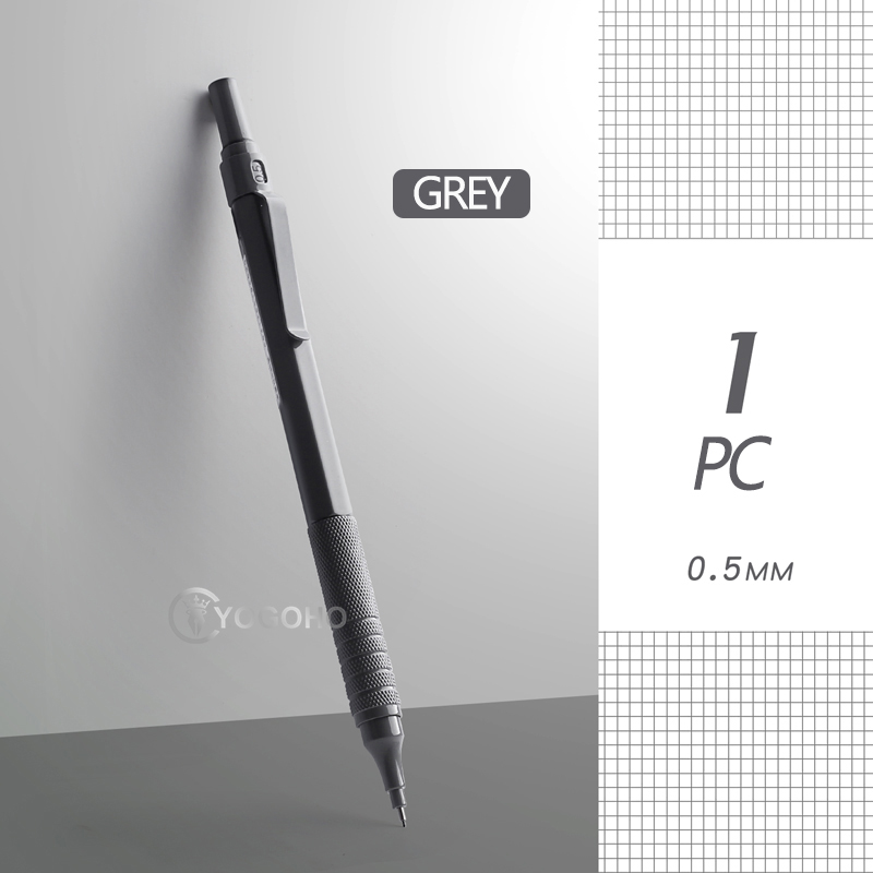 M&G Metal Mechanical Pencil 0.5mm/0.7mm Lead Refill Student-图1