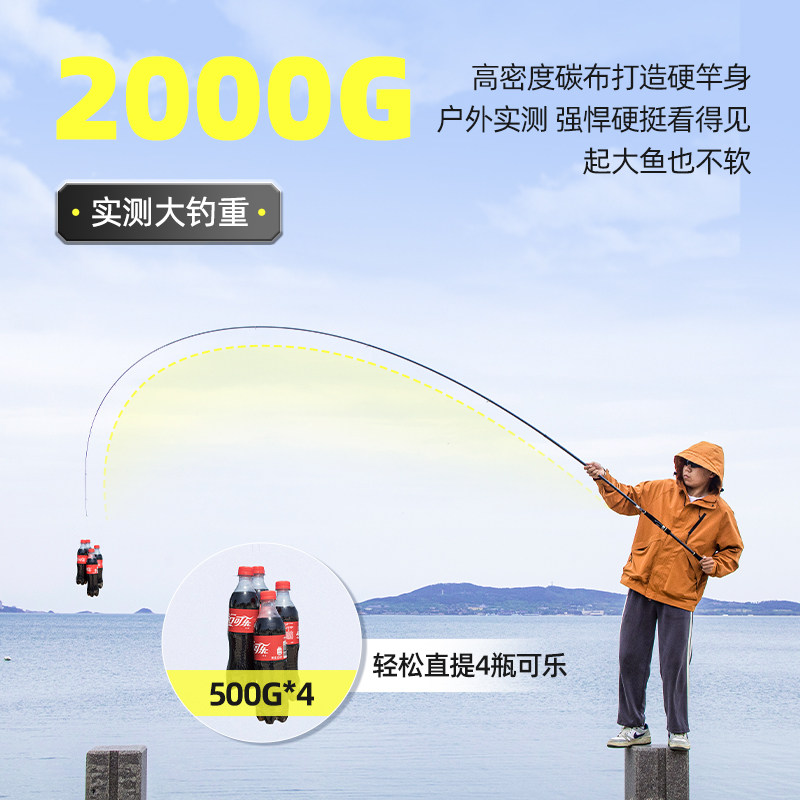 光威翔麟ios版2025新款矶钓竿滑漂碳素超轻硬路滑钓鱼竿手海两用,淘宝优惠券,粉丝福利购,淘宝优惠卷