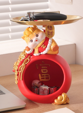 生肖马年玄关钥匙收纳摆件乔迁礼