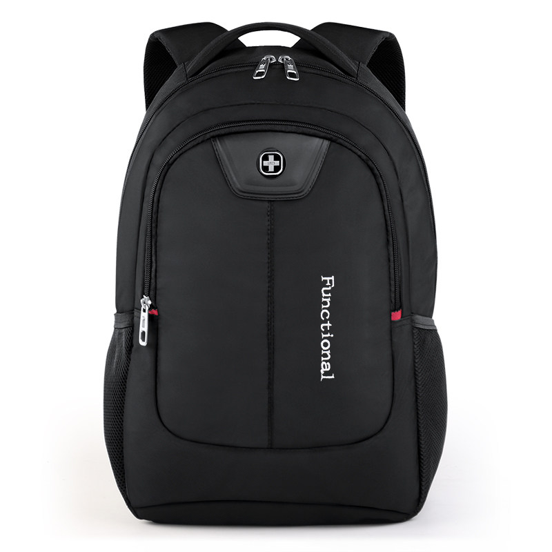 瑞士军刀男士电脑休闲旅行双肩包 十字勋章双肩背包