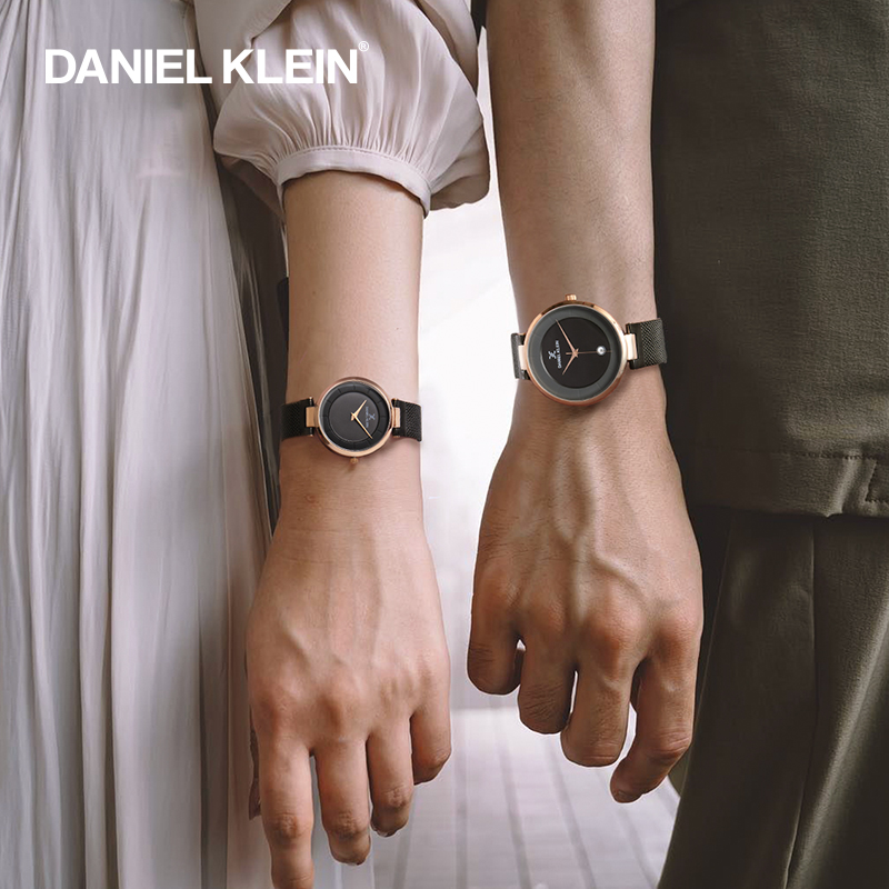 DanielKlein DK进口情侣手表一对价时尚简约潮流男女礼物dw手表