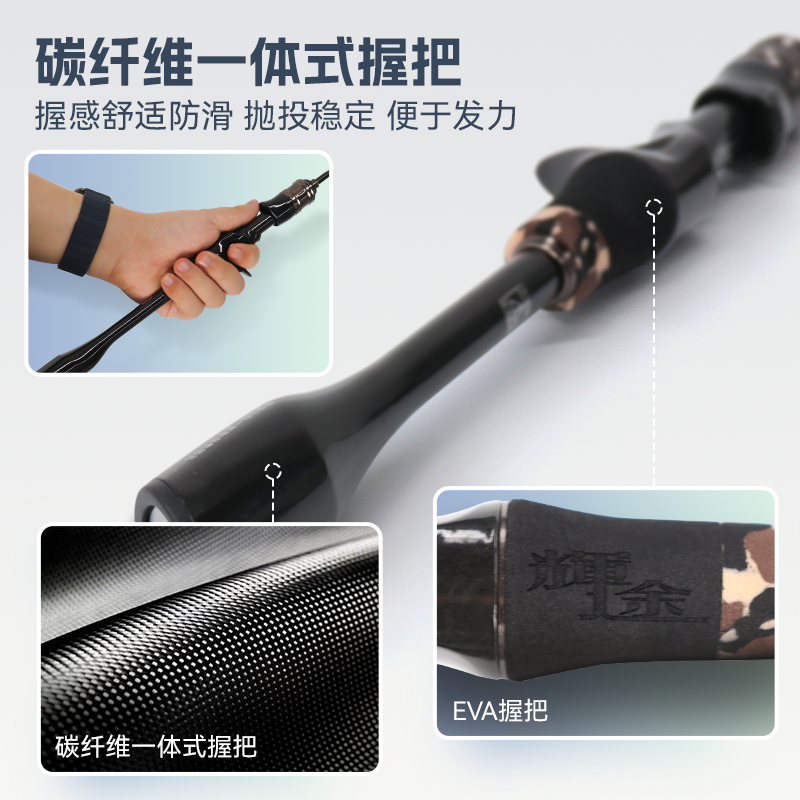 祺云辉途微物路亚竿溪流马口白条杆ul超软碳素实心竿稍弹射路亚杆,淘宝优惠券,粉丝福利购,淘宝优惠卷