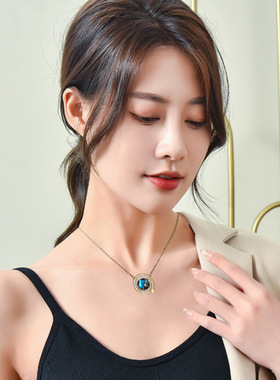 旋转运气珠玫瑰项链34