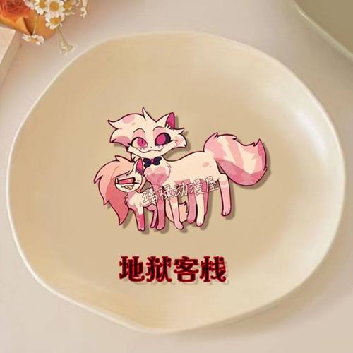 地狱客栈周边胸针阿拉斯托路西法沃克斯亚当徽章书包挂件同学礼物 - 图1
