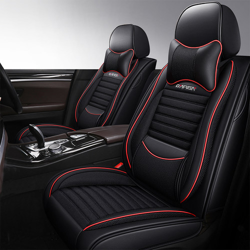 长安CS15/CS75/CS35plus悦翔V5逸动专用座套全包亚麻四季汽车坐垫 - 图1