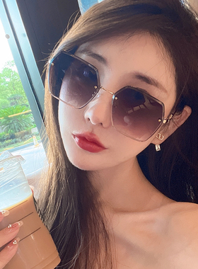 速发墨脸无镜士夏季防晒时尚大框可配带度数近视太2022年新款