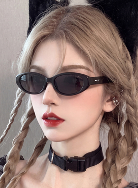 猫眼墨镜女高级感y2k千禧风辣妹