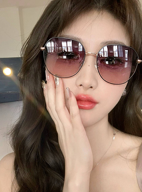 可配有度数的近视墨镜女款大脸