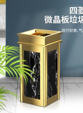 科力邦(Kelibang)不锈钢垃圾桶直投方桶酒店垃圾桶宾馆电梯口烟灰