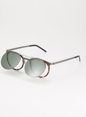 定制9704日式手工翻盖墨镜夹片太阳眼镜夹片偏光开车驾驶近视挂片