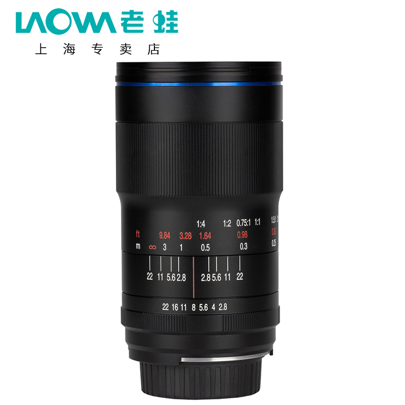 12期免息 老蛙100mm F2.8全画幅单反镜头2倍两倍放大适佳能单反口