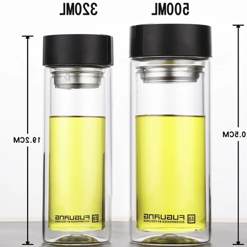 FGA 500 мл крупнейшая стеклянная бутылка для бутылки с водой.
