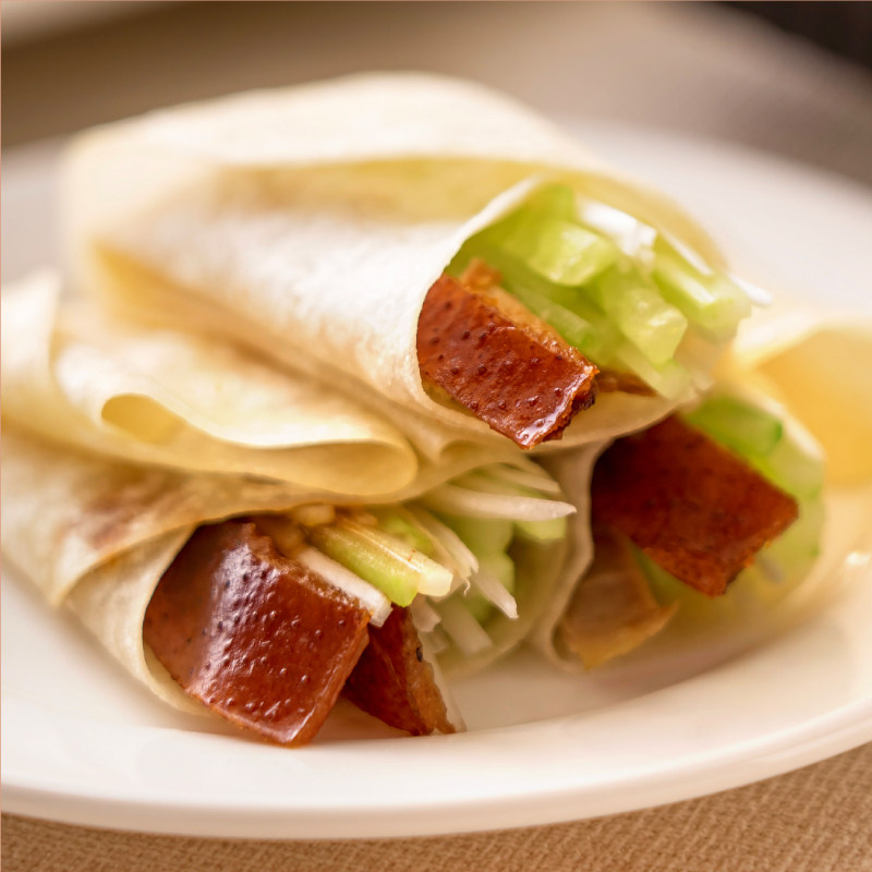 大董米其林餐厅招牌菜 大董 烤鸭 半只片片鸭 929g 含荷叶饼+元气鸭汤+酱料 双重优惠折后￥89包邮 赠雪山芝士青团240g