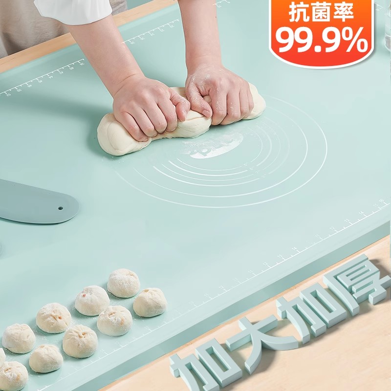 PAE硅胶揉面垫加厚食品级和面垫子包饺子面垫面板家用擀面垫案板 - 图0