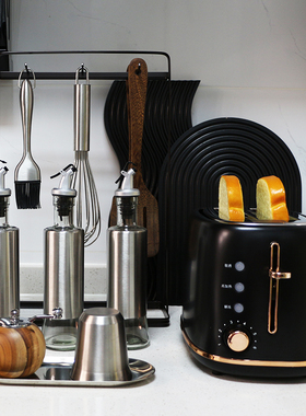 热销样板房厨房摆件组合软装饰品不锈钢锅具砧板花艺道具轻奢全屋