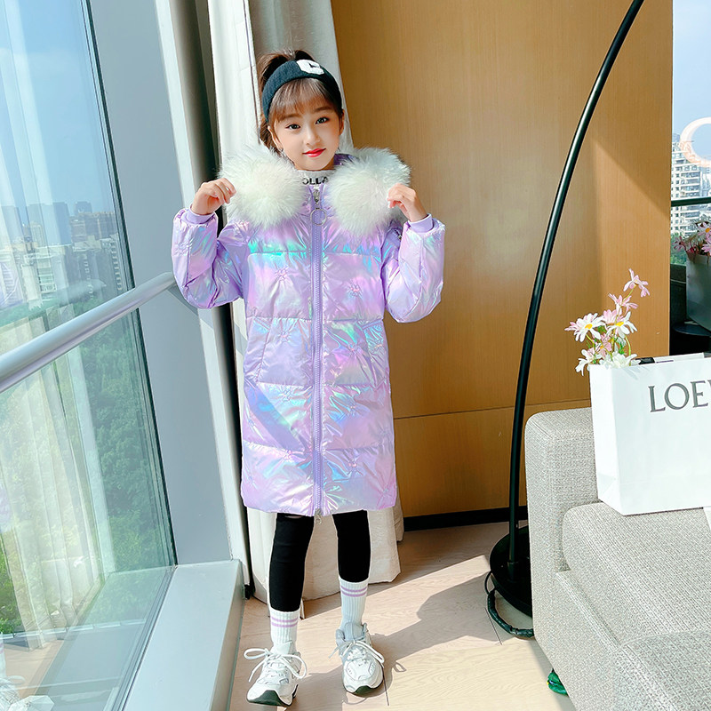 中长款加厚2021新款中大儿童 帅奇狼羽绒服