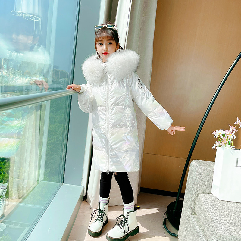 中长款加厚2021新款中大儿童 帅奇狼羽绒服