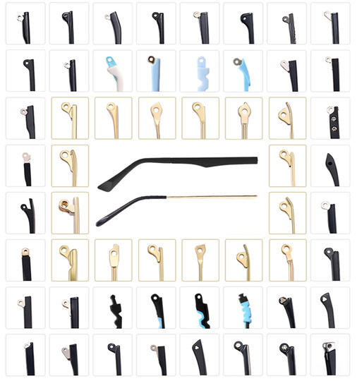 A pair of spectacle temples that match well and are not suitable will be refunded