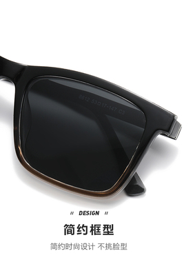 偏光墨镜磁吸套镜一镜三用夜视片