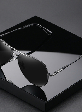 飞行员墨镜男士开车驾驶偏光镜潮